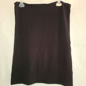 Cabi Black Sweater Knit Tube Top